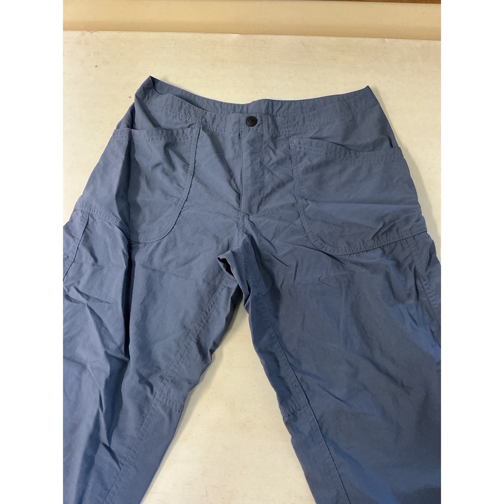 Mountain Hardwear Womens Blue Hiking Capris Size 8 Nylon Outdoor Crop Pants
